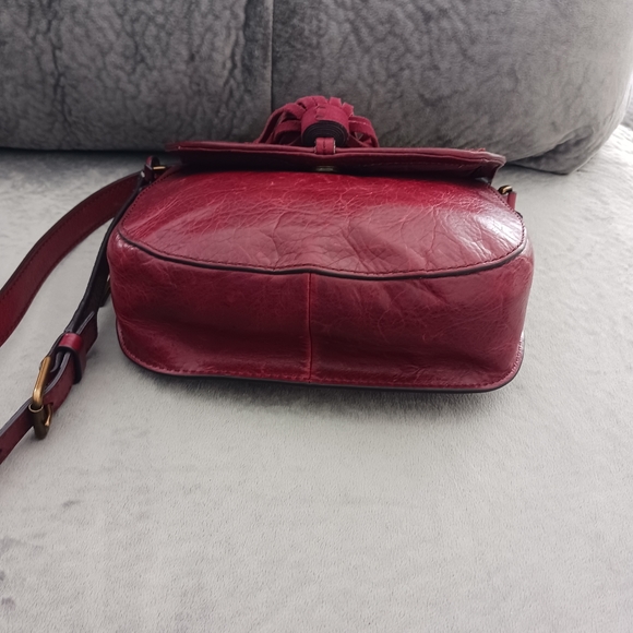 Fossil Emi wine leather crossbody bag - Picture 10 of 13